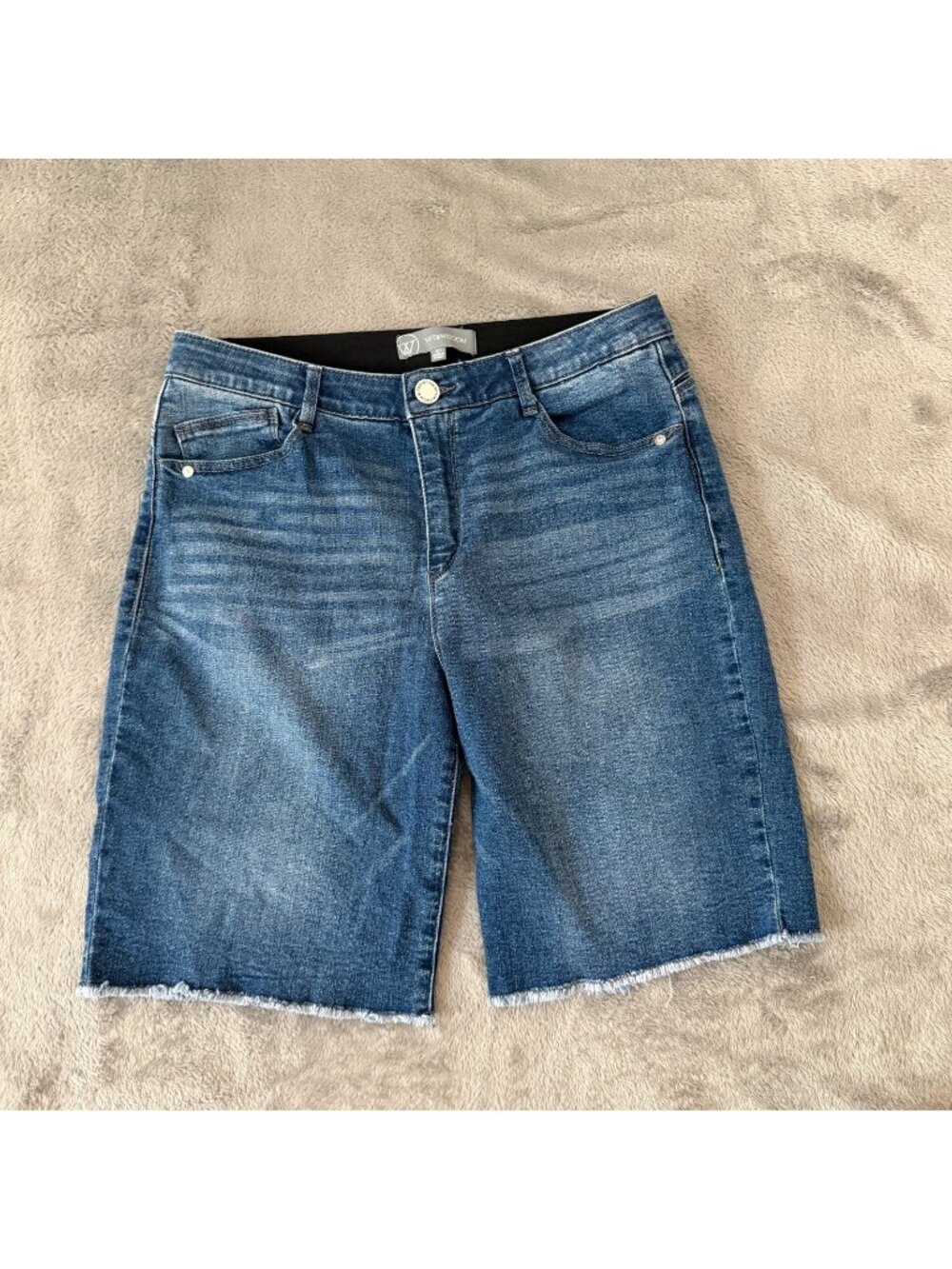 Wit & Wisdom Bermuda Denim Jeans Shorts Womens size 10